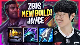 ZEUS TRIES NEW JAYCE BUILD! - T1 Zeus Plays Jayce TOP vs Jax! | Season 2024
