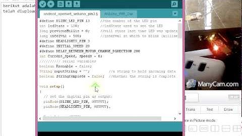 OpenWRT -wifi- Android -usb- Arduino - led