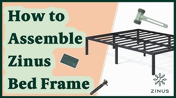 Zinus | Yelena 14in Classic Metal Platform Bed Frame Assembly Instructions