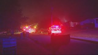 Overnight house fire Concord