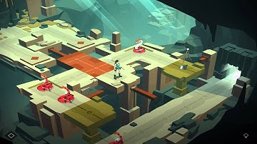 Lara Croft GO: The Maze of Stones - Level 3 Walkthrough