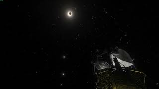 Space Engine Zen - 2022-05-16 lunar eclipse from Tranquility Base v2