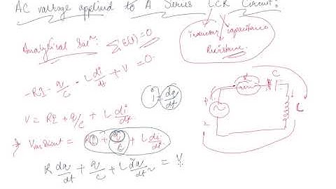 lCR Circuit in Series Part 1 |  Class 12 Physics Alternating Current