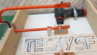 AMAZING IDEAS TO COMPLETE YOUR PROJECTS // MAKING A SCROLL SAW MACHINE
