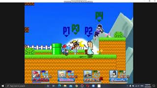 Super Smash Bros Xenoverse Mario & Rosalina Vs Naruto & Hinata