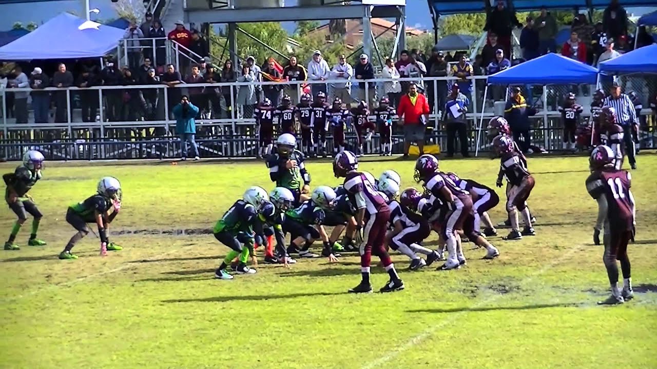 in the rain football Victorville vs Fontana 2014 YouTube