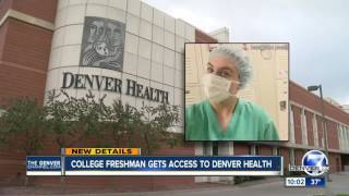 College freshman gets access to Denver Health