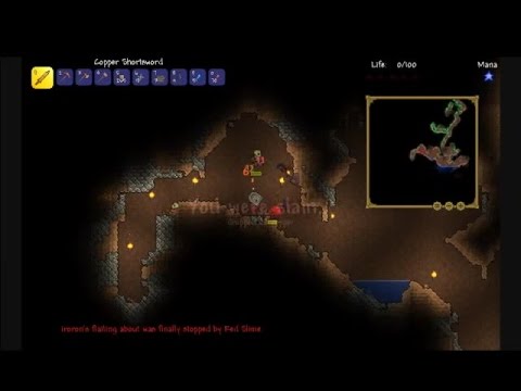初見プレイ テラリア 5 洞窟探検 Youtube