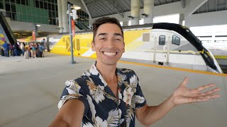 I Rode The NEW Brightline Train From Orlando To Miami For My Cruise | Discussing My New Home screenshot 1