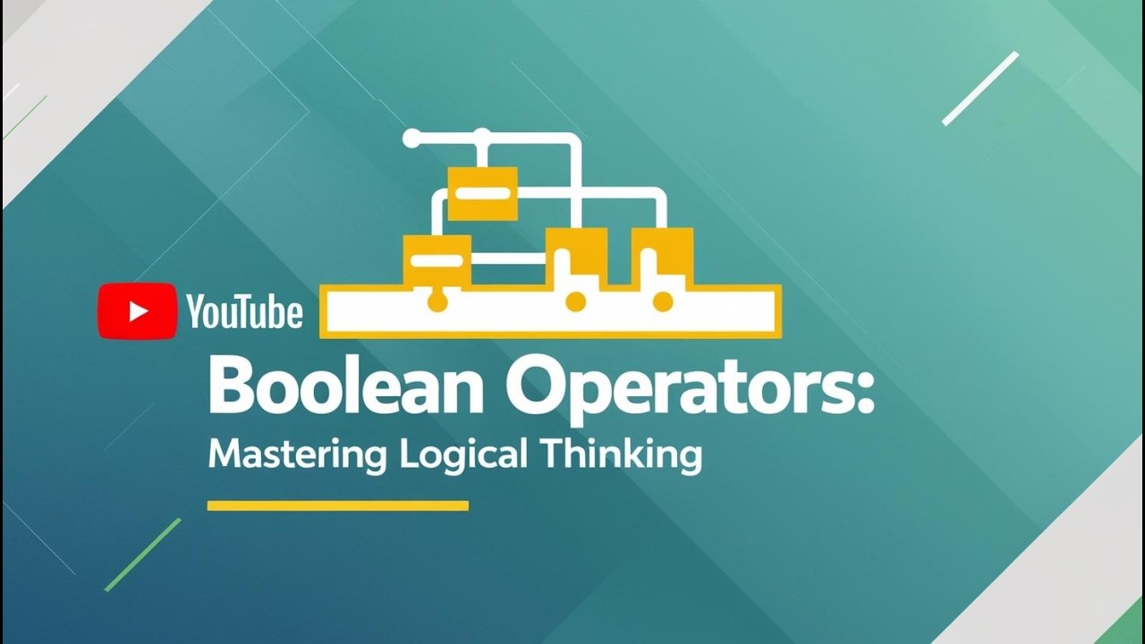 Lesson 10: Boolean Operators - YouTube