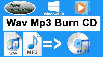 wav mp3 Burn to CD by Windows Media Player Windows 10 Demo