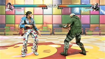 Claudio Serafino vs Bryan (Hardest AI) - Tekken 7 Arcade