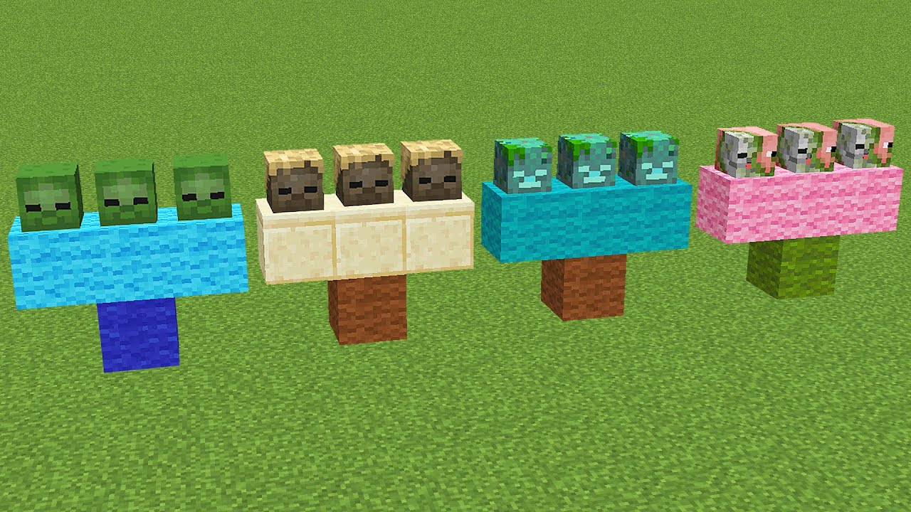 how to summon secret minecraft zombies? YouTube