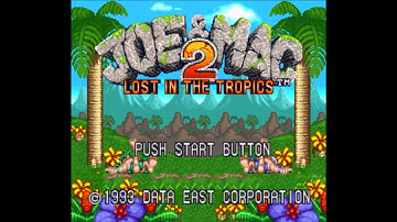 Joe & Mac 2: Lost in the Tropics Intro (SNES Introduction)