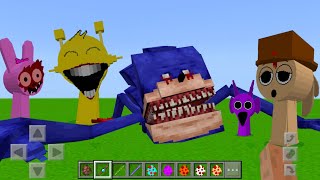 SHIN Sonic vs Incredible SPRUNKI in Minecraft