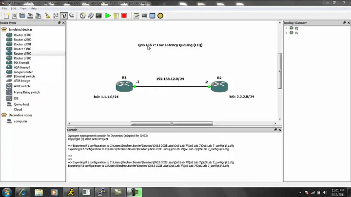 Quality of Service QoS Lab 7 LLQ