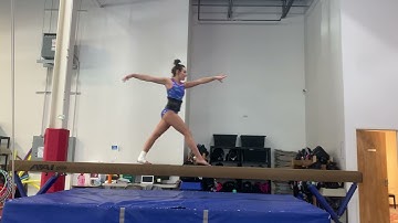 Working on my split leap switch half!! Erin Flynn level 10 Class of 2023