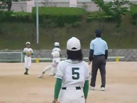 徹　盗塁　VS松尾BBC　あかふじ米予選　KSBL.AVI