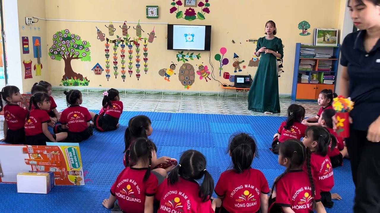 Tiết dạy: Dạy trẻ kĩ năng phân loại rác. Độ tuổi 5-6 tuổi