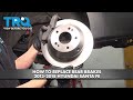 How to Replace Rear Brakes 2013-2018 Hyundai Santa Fe