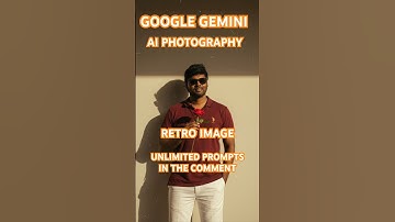 GOOGLE GEMINI | Retro Style Vintage| Photo Editing Prompts #google #googlegemini #prompt #retro