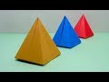 How To Make a Paper 3D Pyramid | Very Easy Origami Pyramid for Beginners   DIY Crafts Ideas