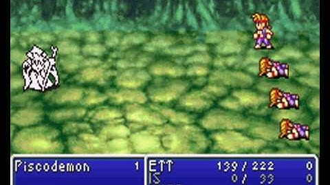 FF1 ETT Monk Solo NCC Part:3  Piscodemon x2