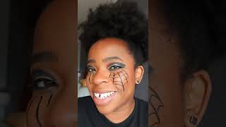 Costume, shmostume. All you need is makeup for this cute, creepy-crawly look 🕷