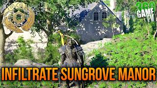 Crimson Desert Infiltrate Sungrove Manor + Read the memory + Strongbox Puzzle - Whispering Shadow