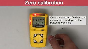 Baseline reset - Honeywell BW Gasalert Microclip XL/X3