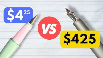 Five and Below Fountain Pens vs. Waldmann Titanium