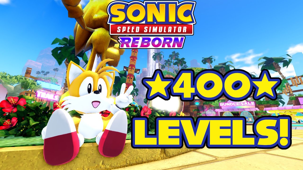 I Reached Level 400 in Sonic Speed Simulator Reborn! from sonic