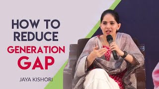 How To Reduce Generation Gap | Jaya Kishori | Motivational Video