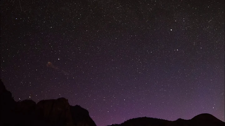 Perseid Meteor Explosion Yosemite Valley August 15, 2015