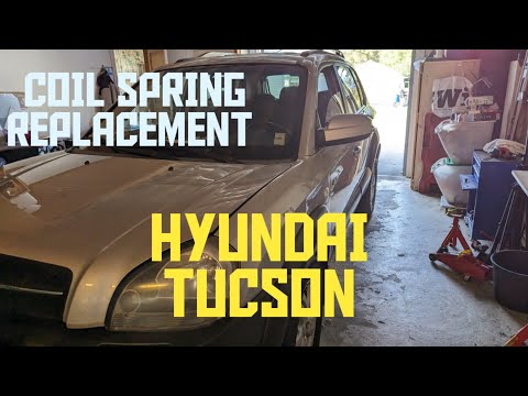 Coil spring replacement    HYUNDAI TUCSON #hyundaitucson  #coilspring  #replacement