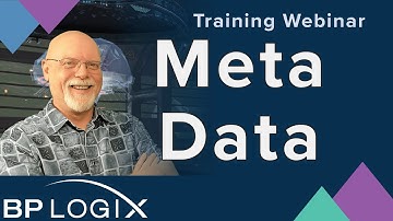 Training Webinar - Meta Data