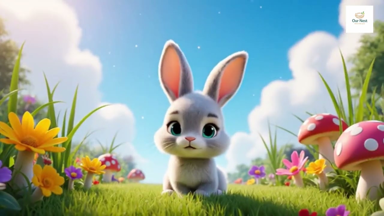 Little Bunny 🐰 | Calm Baby Video for Kids | Our Nest