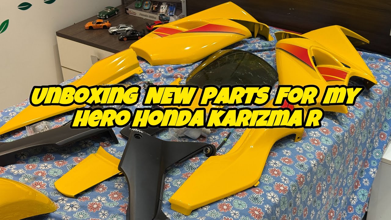 Распаковка новых запчастей для восстановления моей Karizma.