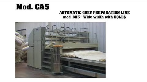 Mod. CA5 - Wide width with ROLLS