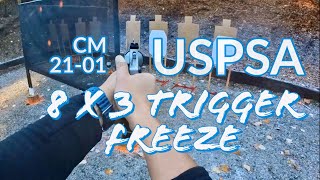 USPSA Classifier CM 21-01 "8 x 3 Trigger Freeze" - Revolver