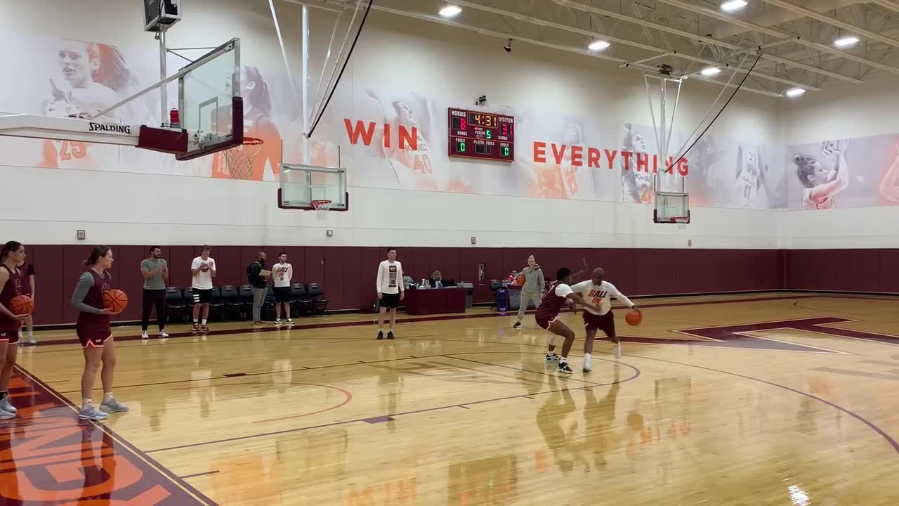 Virginia Tech Hokies women’s basketball practice - YouTube