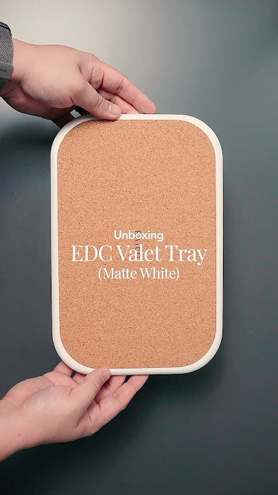 Unboxing Raico Matte White EDC Valet Tray