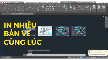Hướng dẫn in nhiều bản vẽ cùng lúc trong Autocad - Xây dựng 247