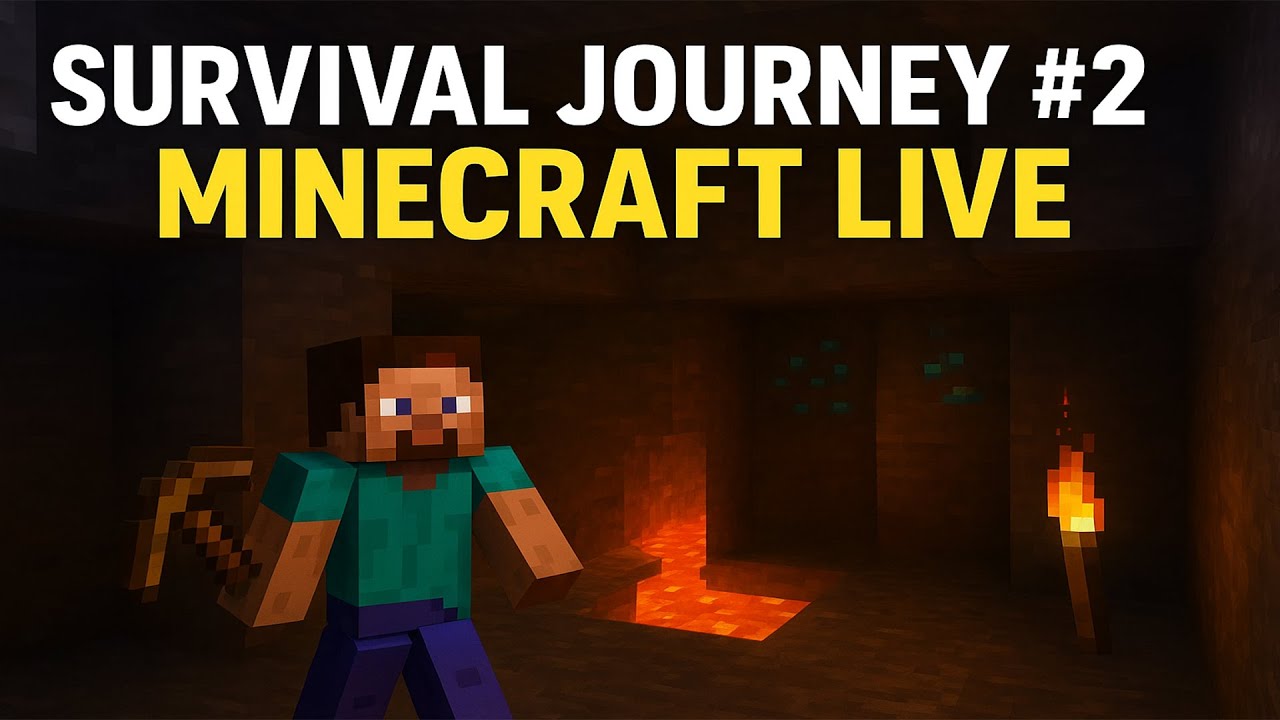 ⛏️ Survival Journey #2 | Minecraft Live - YouTube