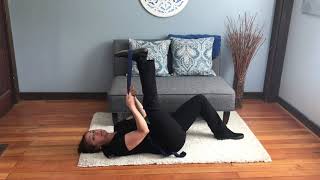 Hamstring Stretch with a Strap (PNF Stretch)