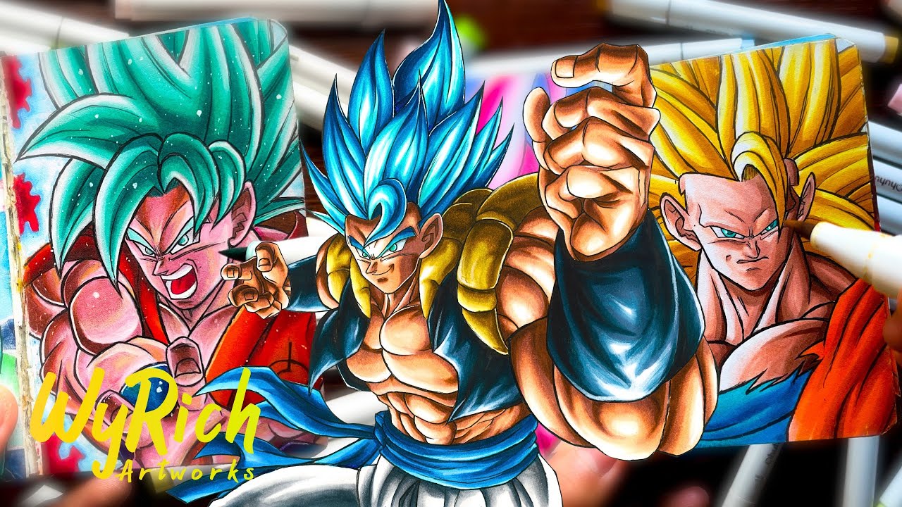 [ASMR] DRAGON BALL SKETCHBOOK Drawing Compilation - PART 3 | WyRich