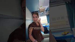When to white girls take a sleeper train in India ☠️ Wealth