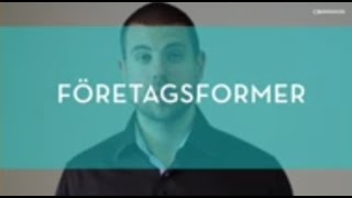 Starta Företag Tillsammans - Företagsformer