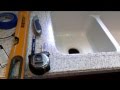 How to replace a corian (resin) sink