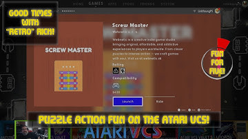 Atari VCS - Screw Master - Plezier voor vijf! Goede tijden met retro-rich aflevering 566